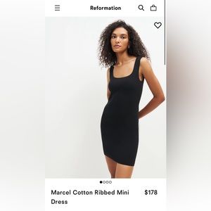 Marcel Cotton Ribbed Mini Dress